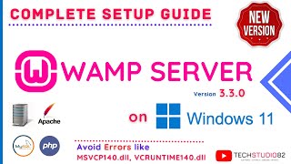 How to Install WAMP Server on Windows 10  11  Clean Installation  Avoid dll amp VCRUNTIME Errors [upl. by Victorie904]