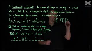 Multinomial Coefficients [upl. by Ibmab266]