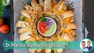 Mexicaanse Dip Ring  Koken amp bakken met SterkInDeKeuken [upl. by Mitran261]