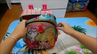 Organizando a Mochila e Lancheira da Bebê para a Escola [upl. by Ambrose280]