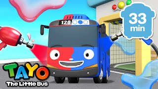 Learn Colors with Tayo and More🌈  Compilation  Color Song for Kids  Tayo the Little Bus [upl. by Nitsuga]