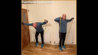 Functional Contractions from home functionalcontractions strengthcoach exercise idea shoulders [upl. by Solrac]