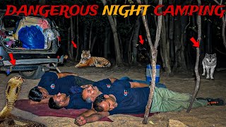 Night camping In Dangerous Forest😱  Leopard Attacked Us  100 Real [upl. by Rosanne143]