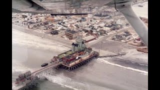 Drone flight today where The Brigantine Castle stood in Brigantine NJ from 19761987 [upl. by Lieberman646]