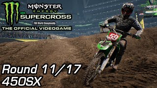 Indianapolis  2017 450SX Round 1117  Monster Energy Supercross PC [upl. by Anedal]