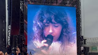 Clairo performs “Amoeba” on the rain at Forecastle music festival 2022 [upl. by Wenz828]