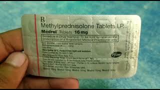 Medrol 16mg Tablet  Methylprednisolone 16mg Tablet  Medrol 16mg Tablet Uses Benefit Review Hindi [upl. by Kevin571]