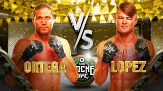 UFC 306 Ortega vs Lopez ufc306 ufc5 [upl. by Furey920]