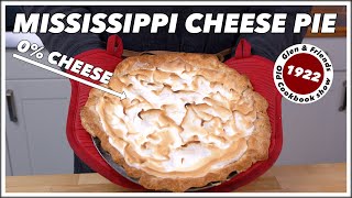 100 Year Old Mississippi Cheese Pie Recipe  The OG Chess Pie Recipe  Old Cookbook Show [upl. by Francoise]