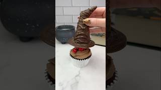 The Sorting Hat 🪄 harrypotter cakeart cakedbyrach cakedecorating chocolate shortsfeed cake [upl. by Nosnorb]