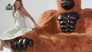 New and novel gorilla King kong furniture sofa [upl. by Ehtiaf]