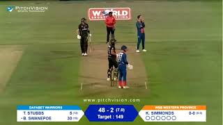 CSA T20 Cup  Beyers Swanepoel 8339 vs Western Province [upl. by Llezom]