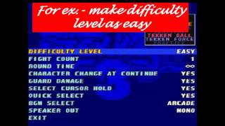 change setings to unlock characters in tekken 3 game 100 working [upl. by Autry550]