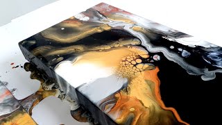 Metallic BEAUTIES  Acrylic Fluid Paintings  Abstract Pouring by Rinske [upl. by Tadich]