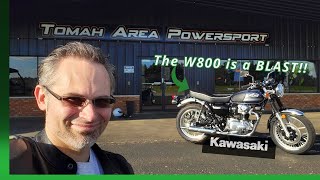 A True Retro Cruiser  2024 Kawasaki W800 Ride Review [upl. by Claire150]