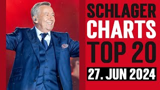 Schlager Charts Top 20  27 Juni 2024 [upl. by Enoid512]