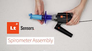 Lt Sensors Spirometer  Disassembling amp Assembling [upl. by Annaor]