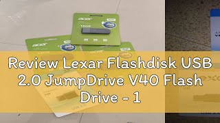 Review Lexar Flashdisk USB 20 JumpDrive V40 Flash Drive  16GB32GB64GB [upl. by Kennedy]