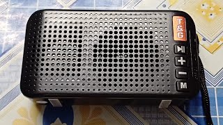 TampG  184 Portable Wireless Speaker with Solar Panel  Actually Unboxing bluetoothspeaker 2k24 [upl. by Acimehs]