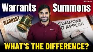 Summons vs Warrant Key Legal Differences Explained 🚨📜  Difference between Summons and Warrant [upl. by Shaughn]