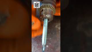 DIY thread tap drill bit shorts feedshorts nutbolts diytools thread tapdrill lifehacks usef [upl. by Suiram861]