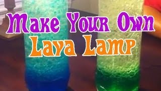 How to Make a LAVA LAMP Easy Kids Science Experiments [upl. by Ause]