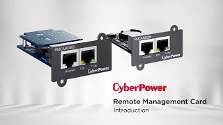 CyberPower Remote Management Card Product Introduction [upl. by Audie]