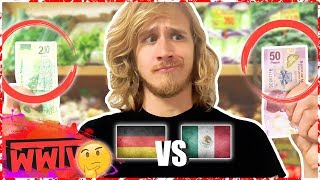 Compras con 250 MXN en ALEMANIA VS en MÉXICO │ Cuánto podemos comprar │ WeroWeroTV [upl. by Livi]