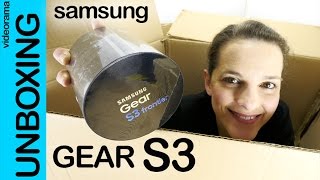 Samsung Gear S3 Frontier unboxing en español  4K UHD [upl. by Mabel]