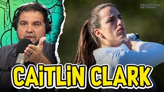 CAITLIN CLARK EPIC MOMENT WITH HER FIRST GOLF APPEARANCE 😳  Dan Le Batard Show [upl. by Austina]