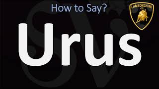 How to Pronounce Lamborghini Urus CORRECTLY [upl. by Akelahs]