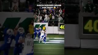 Aaron Rodgers Hail Mary at the end of the Half was shocking 😱  Jets vs Bills 🏈🏈🏈 shorts [upl. by Cedar]