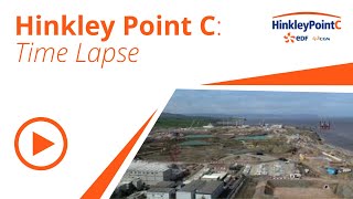 Hinkley Point C timelapse  2016  2020 [upl. by Errick520]