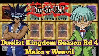 Mako vs Weevil  Yugioh Duelist Kingdom Season Round 4 yugioh yugiohtcg yugiohcards [upl. by Ecnaret]