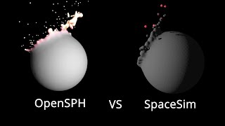 SpaceSim vs OpenSPH Which is more realistic [upl. by Relda]