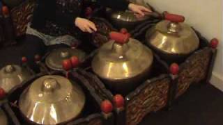 Central Javanese Gamelan Playing Techniques  Kenong [upl. by Eudosia]