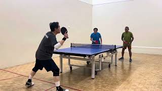 Table tennis match Xi Tao vs Sudhansu amp Zhiping [upl. by Otti]