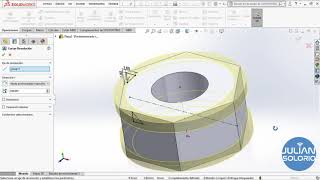 Tuerca en Solidworks [upl. by Strage]