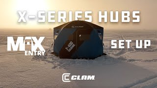 Clam XSeries Hub Shelter Set Up [upl. by Ymmij]