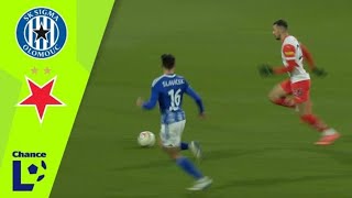 Sigma Olomouc vs Slavia Praha Chance liga 202425 sestřih [upl. by Uv]