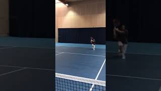 Backhand and getting to low balls tennis [upl. by Welcher]