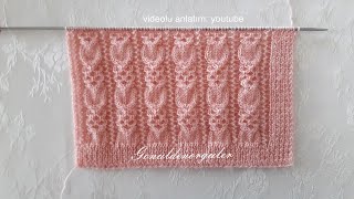 Gönül Yolu Örgü Modeli Bayan Yelek Örneği  Knitting Patterns  253 [upl. by Shanna]