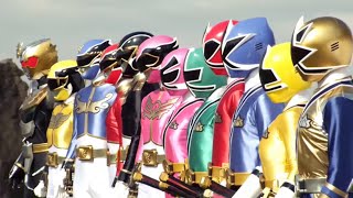 Sentai Goseiger y Shinkenger teamup  Transformación  Pelicula Sentai Goseiger vs Shinkenger 4 [upl. by Ellehcil980]