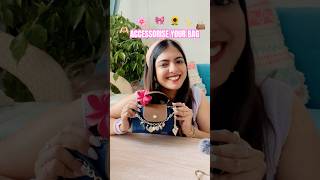 ACCESSORISE YOUR BAG DIY diycrafts diy bagaccessories [upl. by Arrehs]