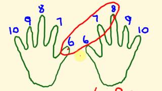 Times table trick using your hands [upl. by Margaux630]