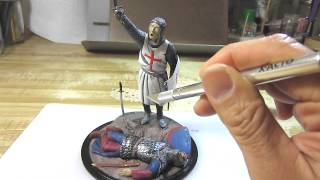 Building Verlinden Productions Knight of Christ In 120mm Scale [upl. by Nodnart]