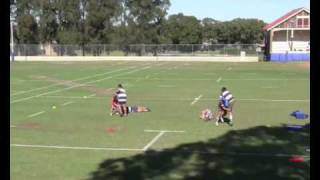 Rugby Coaching Drills  Tackle Reload and Steal drill [upl. by Eireva415]