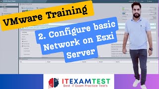 VMware Training 2 Configure basic Network on Esxi Server technology vmware esxi [upl. by Rebhun]