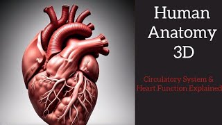 Understanding the Heart Human Anatomy 3D  Circulatory System amp Heart Function Explained [upl. by Artemus]