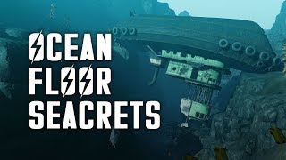 Ocean Floor Seacrets  Lets Explore the Ocean Floor of Fallout 4 [upl. by Hau]